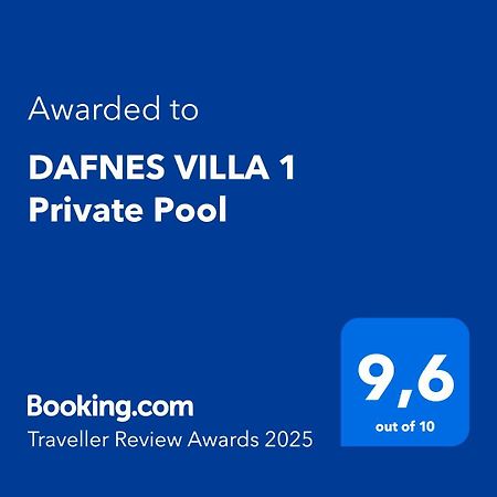 Dafnes Villa 1 Private Pool Perissa Exterior foto